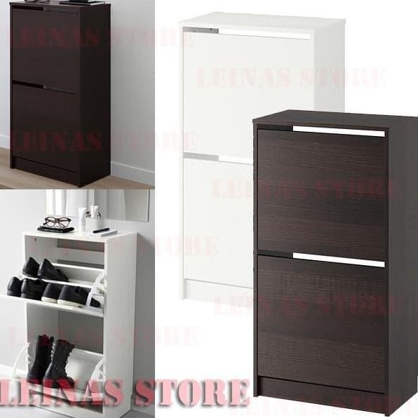 PROMO DISKON - Lemari Sepatu 2 Tingkat / Rak Kabinet Sepatu 2 tingkat