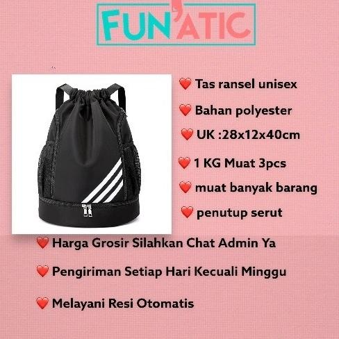 Promo [Funatic] Tas Ransel Anti Air Backpack Multifungsi Tas Olahraga Traveling Bag For Unisex Fa113