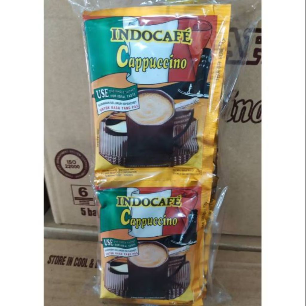 

Indocafe Cappucino 10 Sachet @25gr/ Per Renteng