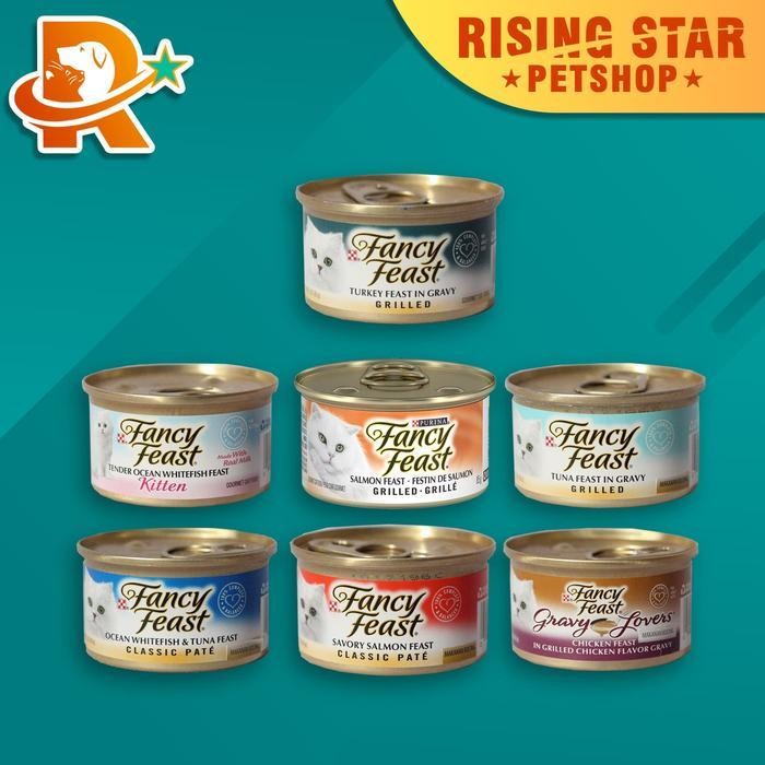 

STID Makanan kucing fancy feast 85gr ff kaleng 85 gr makanan basah kaleng