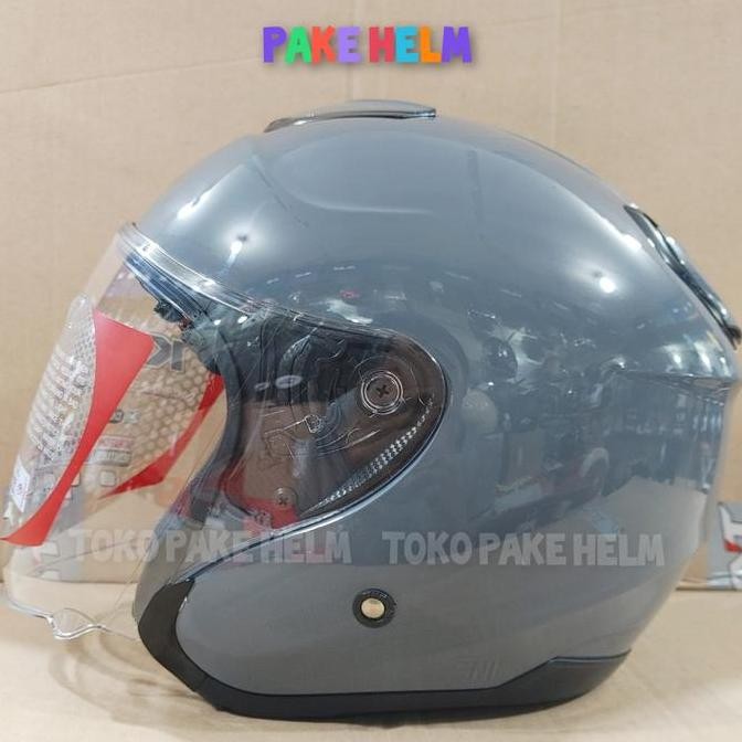 Helm Kyt Kyoto Putih White Helm Kyt Half Face