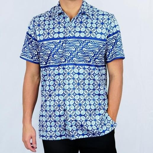 Trijee Sportswear Batik Jersey Men Batara - Blue