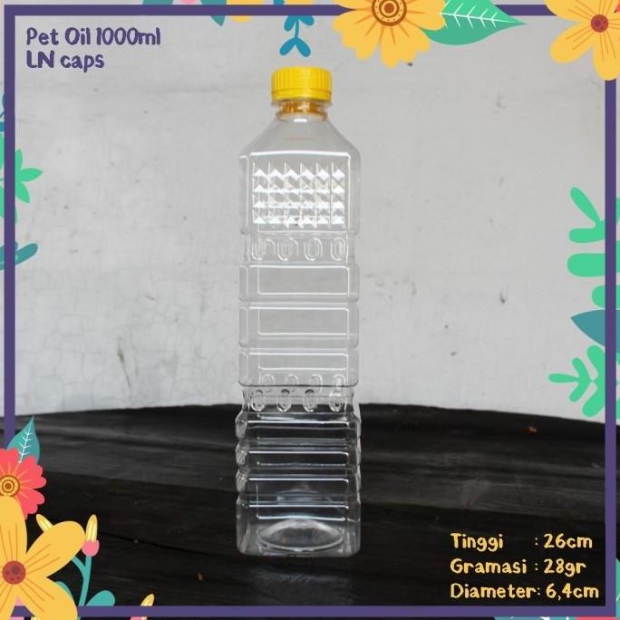 BOTOL PLASTIK PET MINYAK 950ML KEMASAN MINYAK SAYUR GORENG PET MURAH