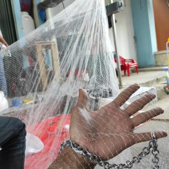 Jala lempar jala ikan udang 12 feet siap pakai