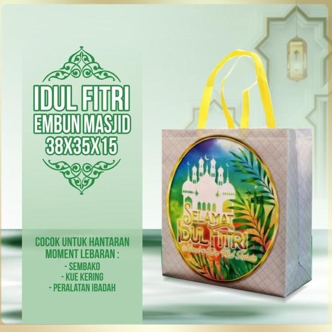 

L4W Tas Parcel Bingkisan Lebaran Selamat Hari Raya Idul Fitri
