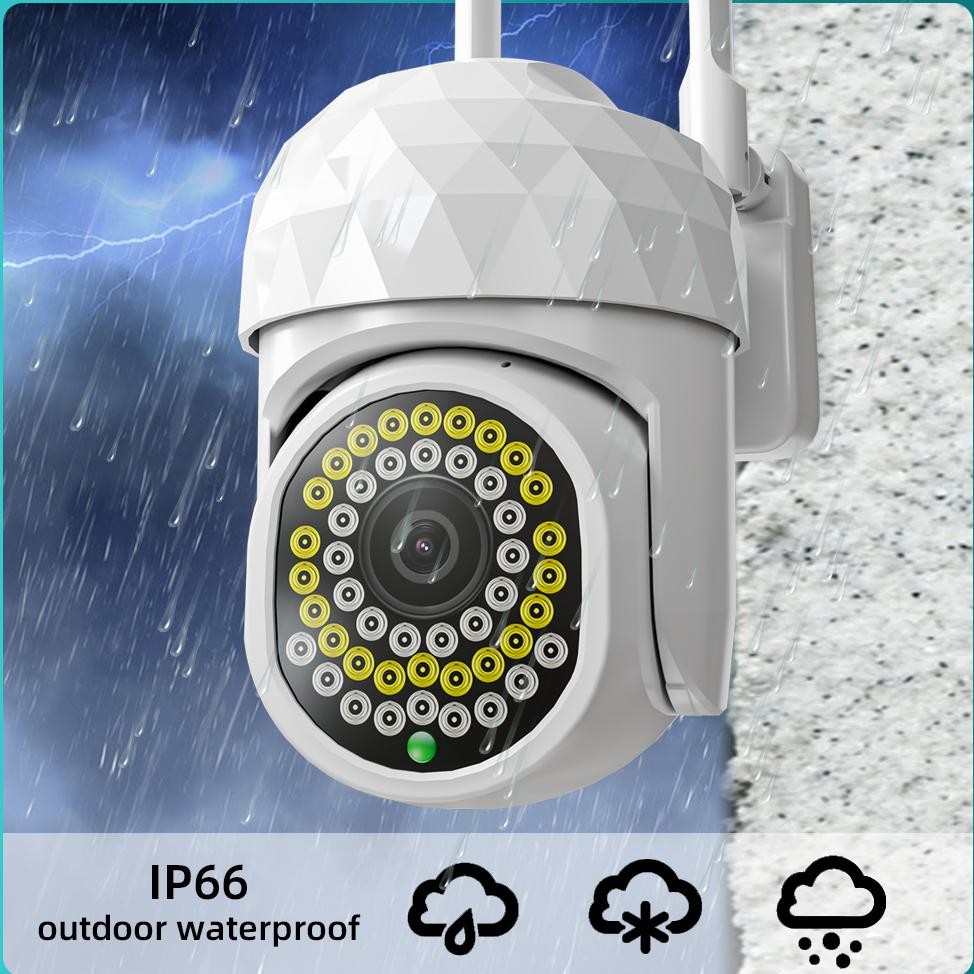 Cctv V380 Pro Ip Kamera Outdoor Cctv Wifi 4Mp Waterproof Camera Ptz Tanpa Kabel Jarak Jauh Pantau