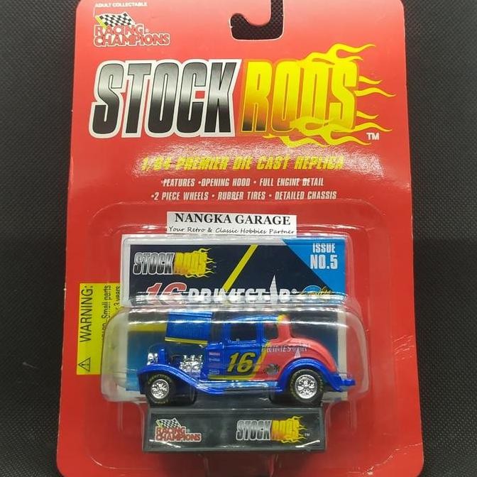 Racing Champions Stock Rods 1932 Ford Coupe No.16 Ted Musgrave