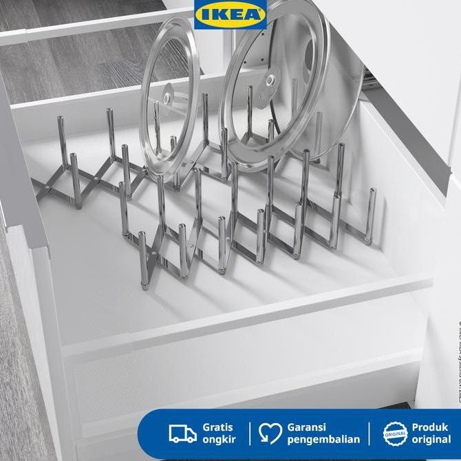 IKEA VARIERA Pengatur Tutup Panci Bahan Stainless Serbaguna