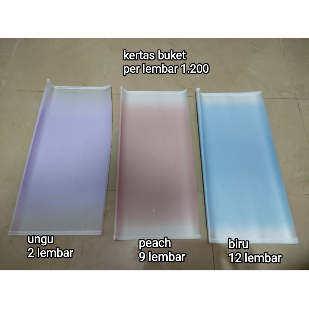 

Kertas Wrap Buket Gradasi