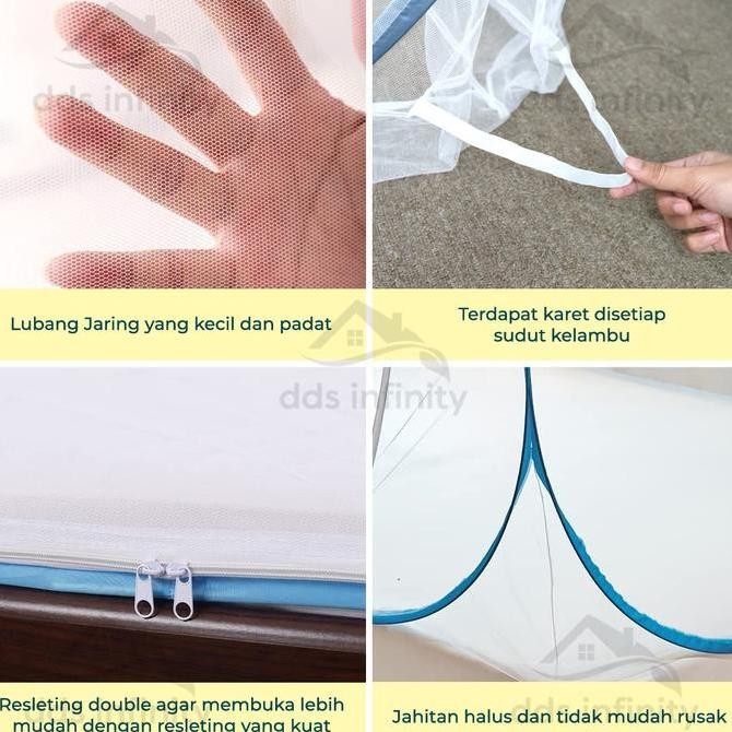 Kelambu Tidur Kelambu Lipat Anti Nyamuk Kelambu Lipat Kelambu Nyamuk