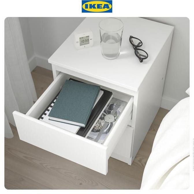 IKEA KULLEN Lemari 2 Laci Putih Minimalis 35x49 cm Furniture