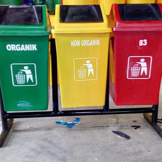 Tempat Sampah 3In1 Kotak
