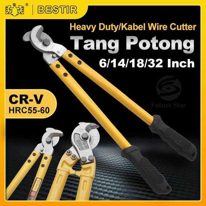Gunting Kabel Tang Potong Besar 6" 14" 18" 32" Inch 150/350/450/800/1050mm Besi Baja Cable Wire Cutt