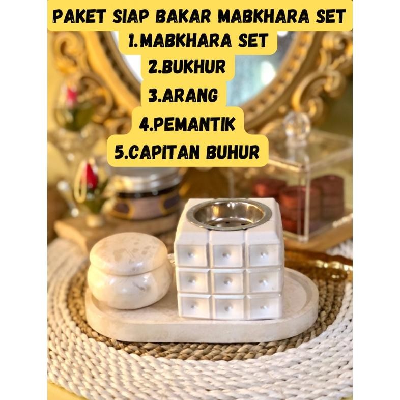 Paket Siap Bakar / Paket Bukhur/Mabkhara / Paket Dupa/ Tempat Bukhur Arab /Paket Bakhoor / Prapen Te