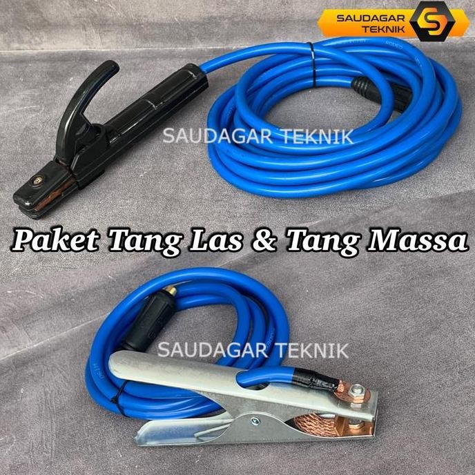 Stang Tang Las Tang Massa Set Earth Clamp Electrode Holder Set