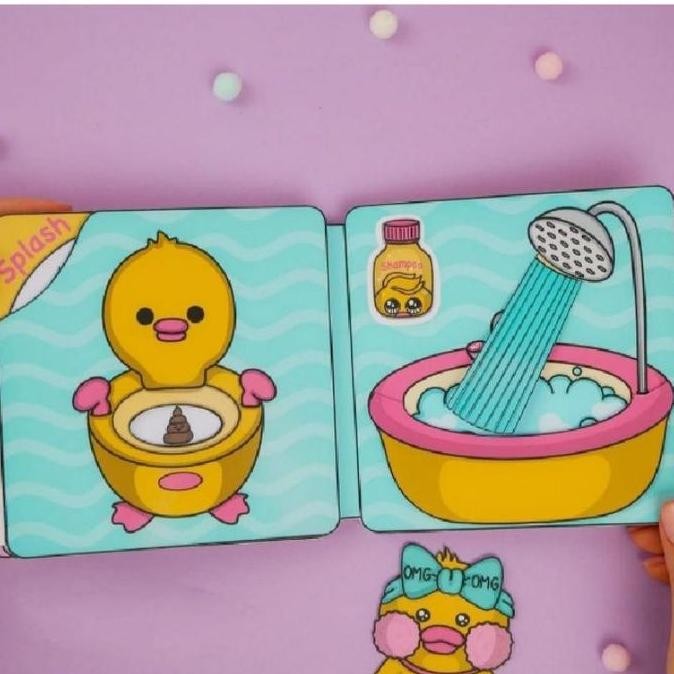 Paper doll duck house mainan bongkar pasang bebek viral