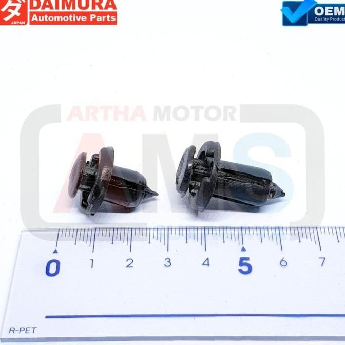 KANCING KLIP PIN GRILL BEMPER BUMPER FENDER SPAKBOR PENUTUP COVER MESIN HONDA JAZZ BRIO MOBILIO BRV 