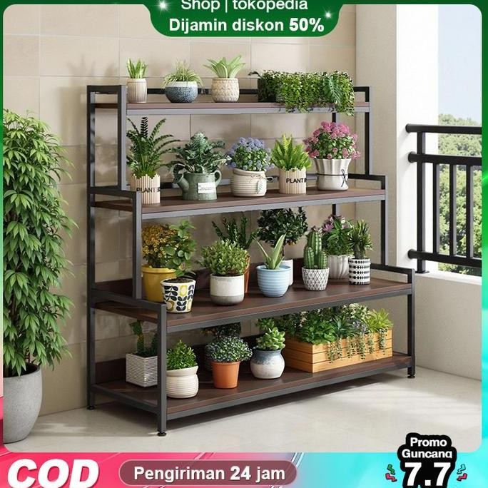 Rak Bunga Besi Susun Rak Bunga Minimalis Rak Display Rak Besi Rak Susun Serbaguna