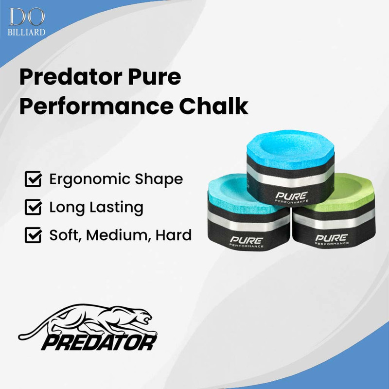 Predator Pure Chalk / Predator Billiard Chalk / Kapur Billiard Dobilliard Cabang