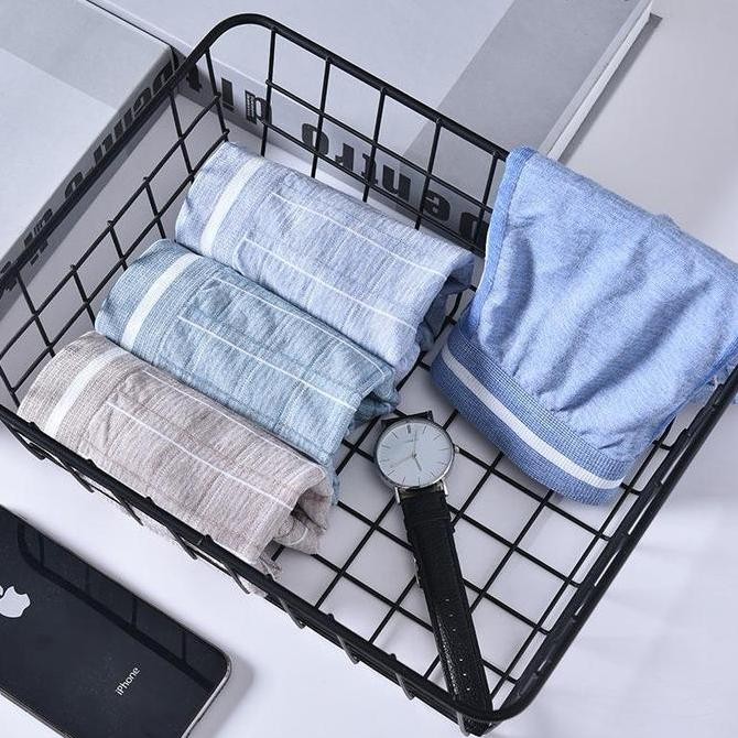 W242 Boxer Pria [Box Set Kotak 4pcs] Celana Dalam yang nyaman Seamless Boxer High Quality CD Pria Ka