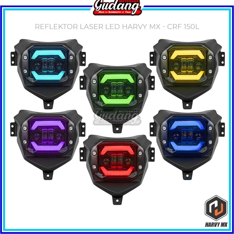 [Kecil Reflektor Laser Led Hrv Lampu Depan Led Supermoto Crf 150L Wr 155 Klx Bigfoot Dtracker Fn-56