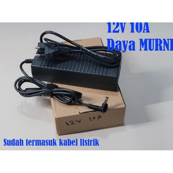 adaptor 12v 10a DAYA MURNI M switching power supply 12 volt 10 ampere jack 5.5mm HARGA SPESIAL