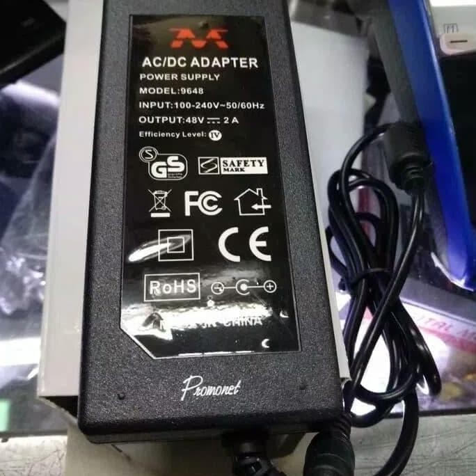 Adaptor 48V 2A AC/DC Adapter 48 V 2 A HEMAT