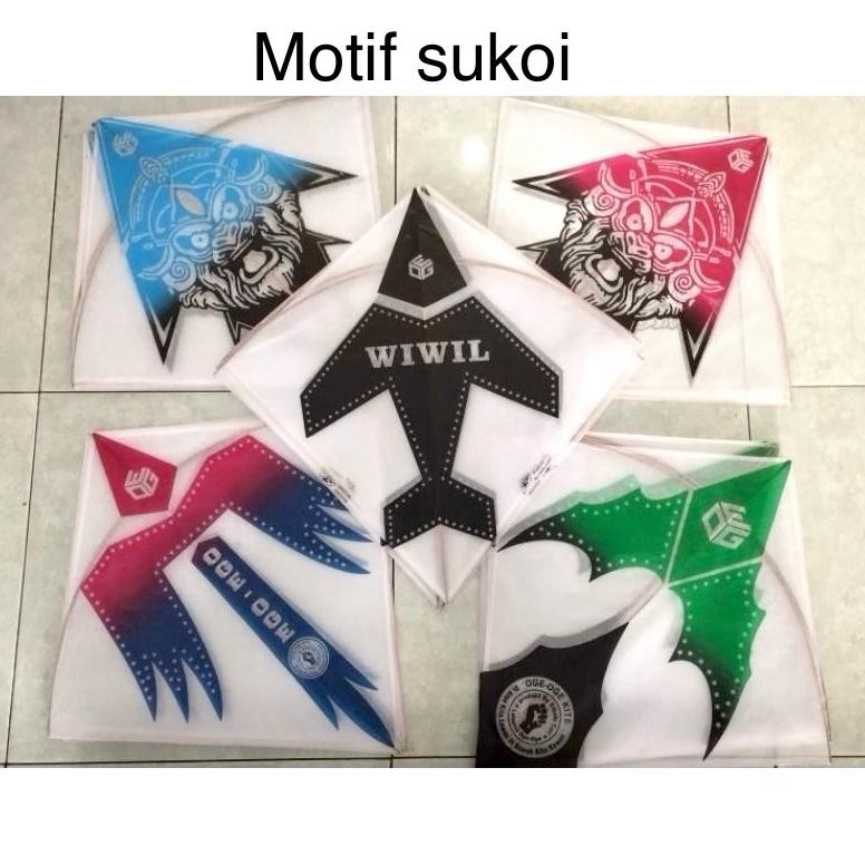 Df-8 Sale Layangan Kertas Isi 5 Pcs Polos Sukhoi Sale