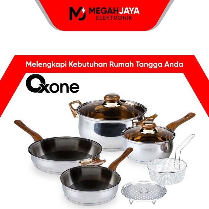 Oxone Wajan Panci Set Ox-911 / Ox911 / Ox 911 (4+2 Pieces)