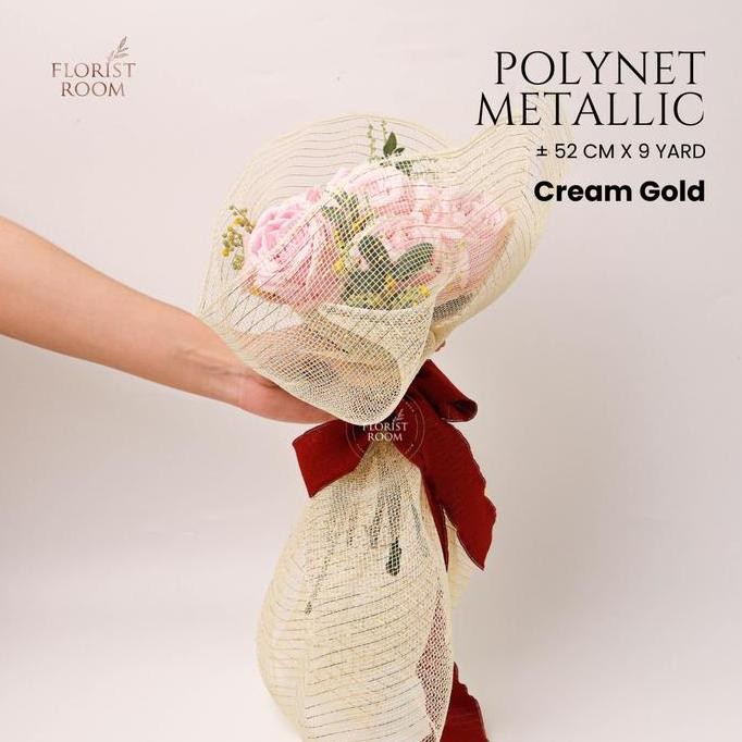 

Polynet Metallic - Flower Mesh