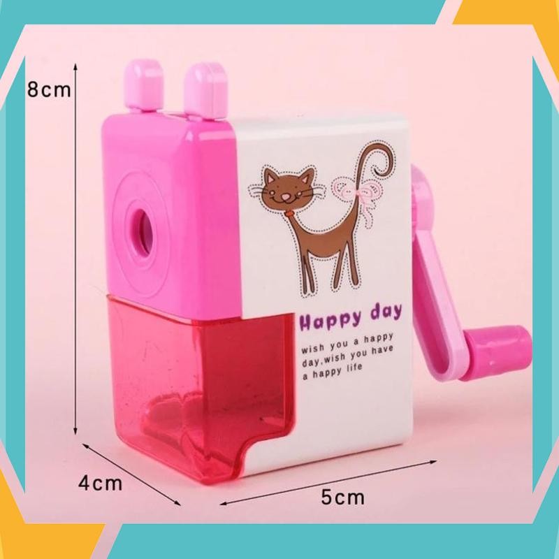 

Bisa COD Rautan Putar / Rautan Meja 4 Warna Anti Slip, Pencil Sharpener / Pisau Terbuat Dari Bahan Besi Alloy TVO-74