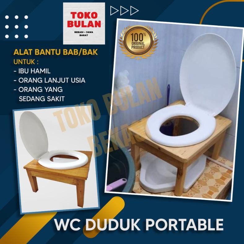 Terlaris | Terbaru | Best Seller | Termurah Kloset Duduk Portable Orang Tua | Toilet Wanita Hamil | 