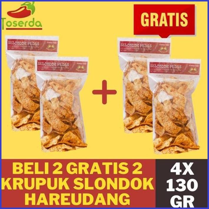 

PROMO BELI 2 GRATIS 2 KERUPUK SELONDOK PEDAS HAREUDANG