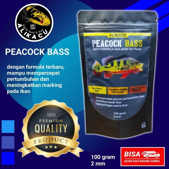 RAS pelet ikan peacock bass new formula | makanan ikan pbass mono | pakan