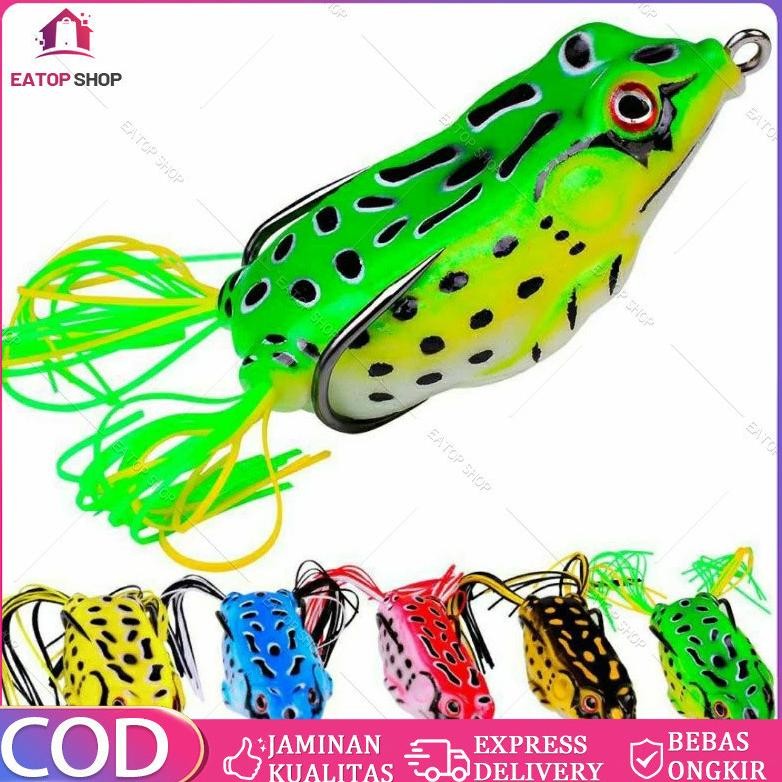 Bisa Cod Soft Frog Lure 4Cm/5G Umpan Pancing Kodok Casting Umpan Pancing Kodok Kodokan Katak Soft Lu