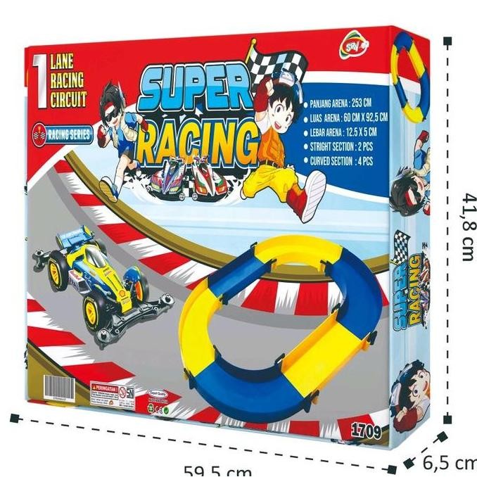 TRACK TAMIYA 1 LINE RACING CIRCUIT / TREK TAMIYA 1 JALUR / ARENA TAMIYA / JALANAN TAMIYA 1 JALUR