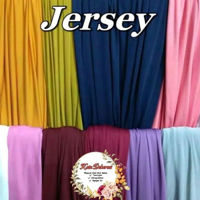 KAIN JERSEY ITY METERAN KAIN JERSEY DEKORASI