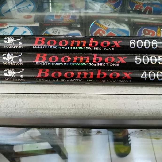 TERBARU - Joran Tegek Scorpion Boombox panjang 4 meter full carbon kaku
