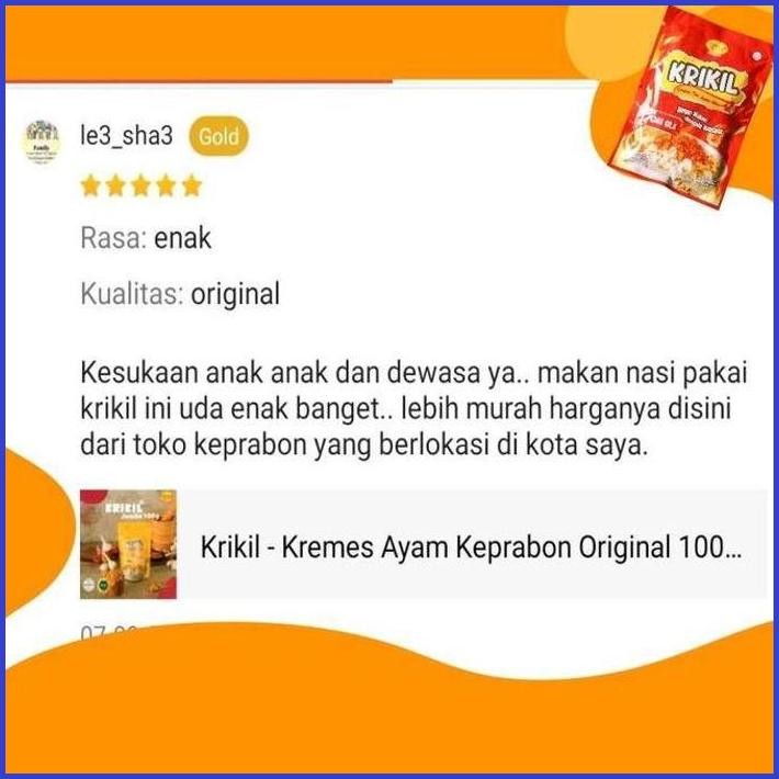 

KRIKIL KREMESAN PEDAS NAGIH 20 GR