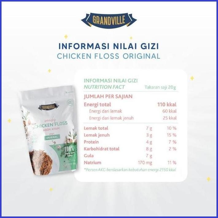 

GRANDVILLE ABON AYAM CRUNCHY TRIPLE PACK ORIGINAL - NON MSG GLUTEN FREE