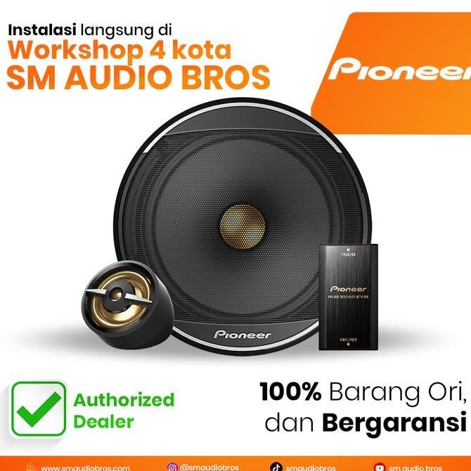 PROMO Pioneer TS A1608C Speaker Mobil 2Ways Komponen 6.5 Inch