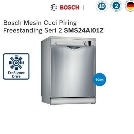 Bosch SMS24AI01Z Free-Standing Dishwasher 60cm Seri 2 Bosch SMS24AI01Z