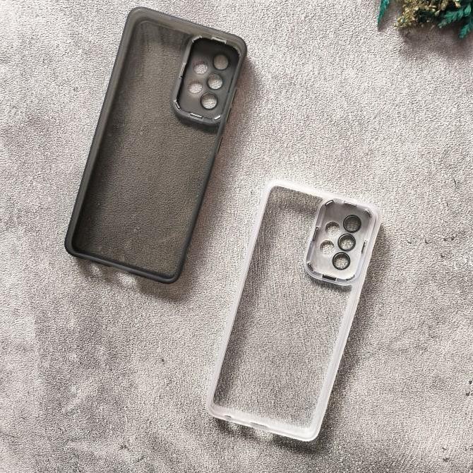 Softcase Samsung A52 / A52s 5G Case Dual Tone Candy Color Casing Ring