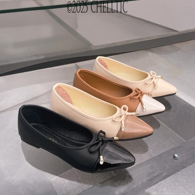 CHELLTIC Sepatu Wanita Flat Shoes Super Empuk | Sepatu balet | Sepatu flatshoes Cewek Korean Stlye |