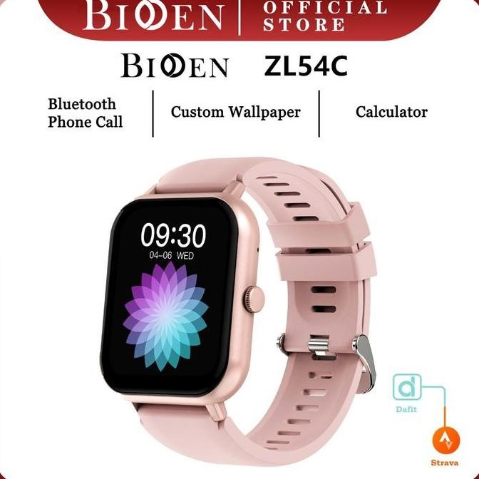 Biden Smartwatch Jam Kalkulator Persegi Smartwatch Sport Pria Touch Screen Wanita Hp Android Pintar 