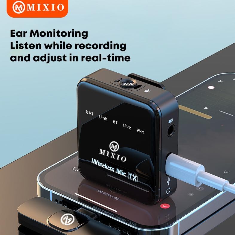 Mixio - Mikrofon Lavalier T9/T10 Wireless Microphone Professional Hp