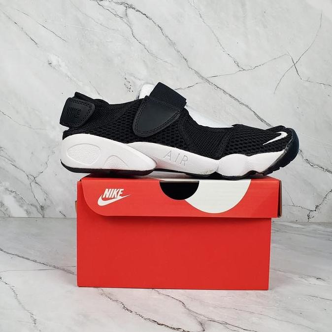 SEPATU WANITA/PRIA NIKE AIR RIFT NINJA BLACK WHITE BS