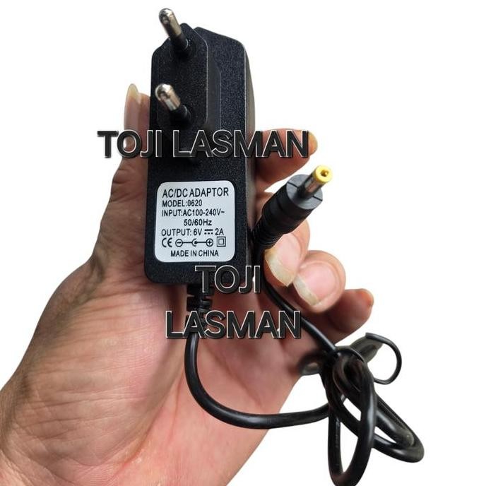 ( CHARGER SENTER 6V 2A ) CASAN CARGER COLOKAN STRUM BATU SENTER TEMBAK  SOROT 6V2A 6V 2A BUAT BATU B