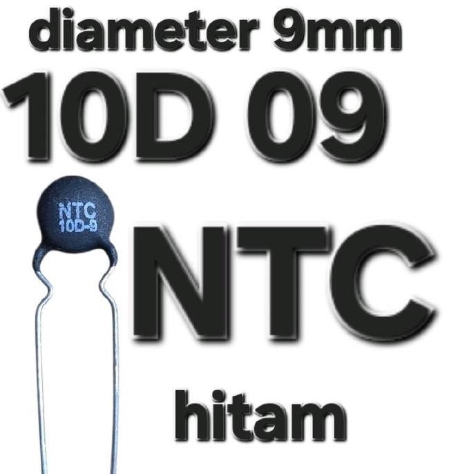 ( NTC ) HITAM 2P KAKI 2 NEGATIVE TEMPERATURE COEFFICIENT  TEMPERATURE COEFFICIENT THERMIS TERMISTOR 