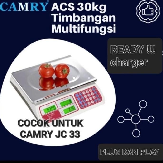 ( CHARGER TIMBANGAN 6V 2A ) ADAPTOR DIGITAL BUAH SAYUR 1A 500MA 1000MA